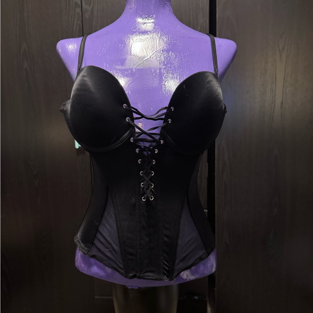 La SENZA Black Corset Top